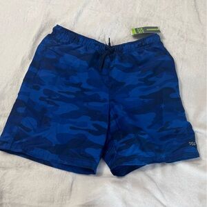 DSG Boy’s Team Royal Blue Star Camo Rec Short Mesh Lined Size Large